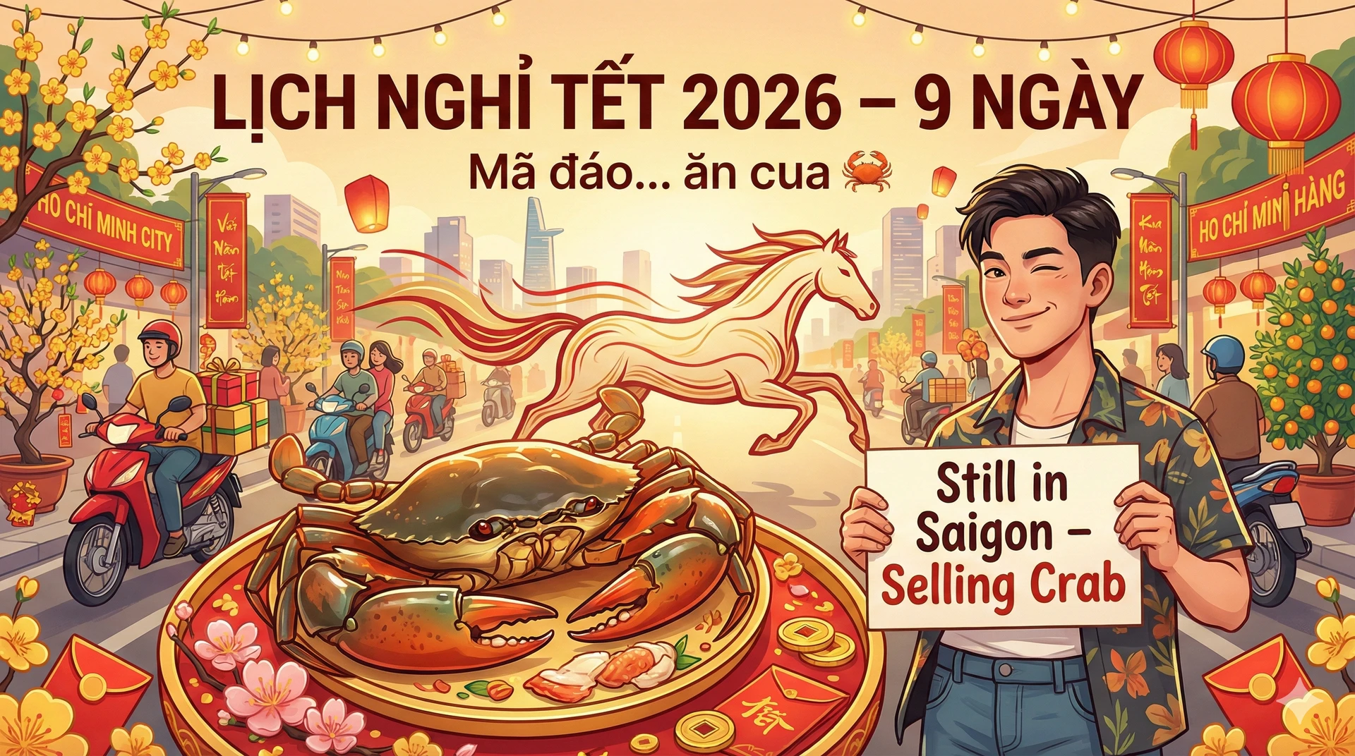 Lịch nghỉ Tết 2026 & Bi kịch Valentine: 9 ngày 'hành xác' hay 'xả hơi'?