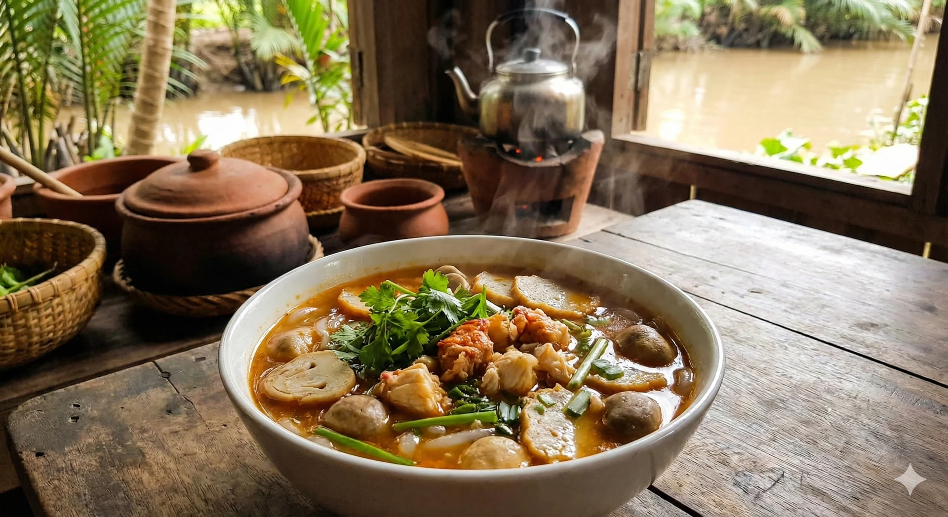 Tô bánh canh cua thịt Cà Mau hấp dẫn