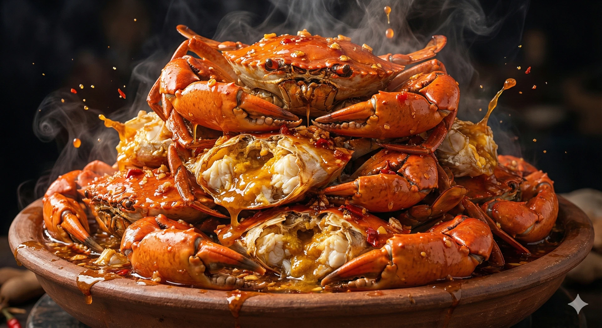 Cua sốt me chua ngọt hấp dẫn