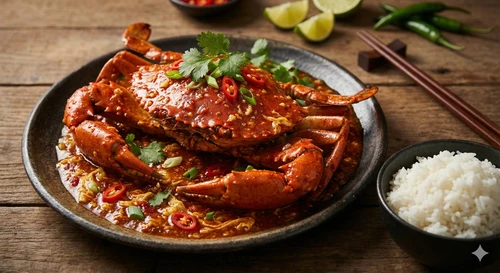 Spicy Singapore Chili Crab (Vietnamese Style)