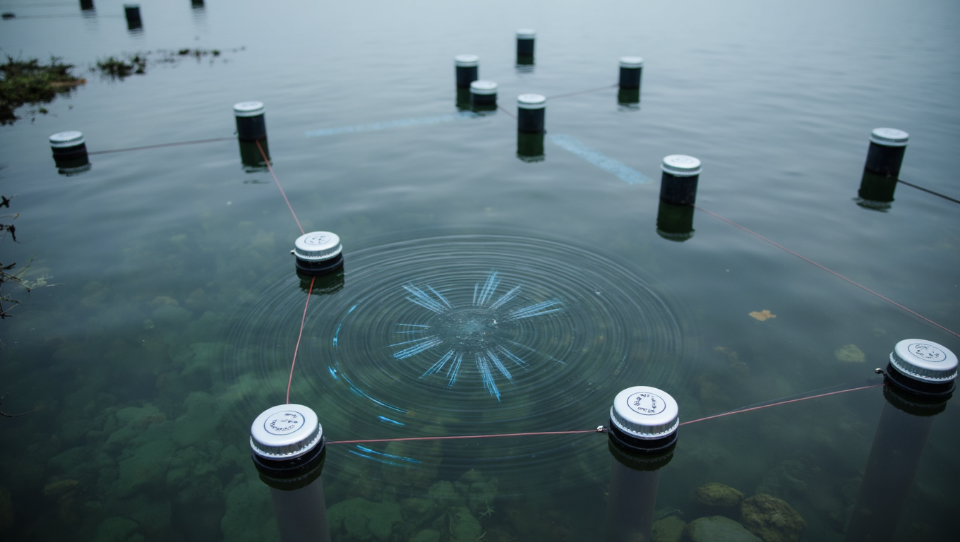 Hệ thống cảm biến theo dõi chất lượng nước trong ao nuôi cua