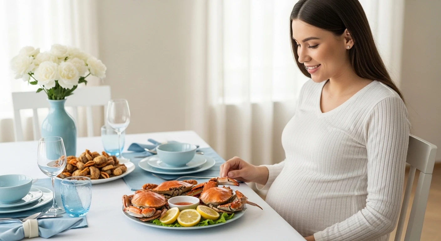Bà bầu ăn ghẹ biển đảm bảo dinh dưỡng và an toàn