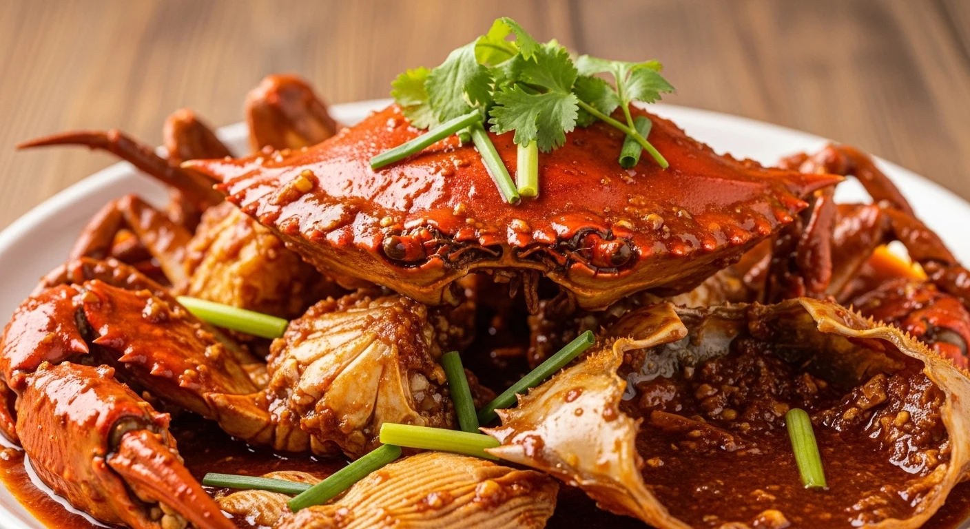 Cua sốt chao đỏ kiểu hoa hấp dẫn