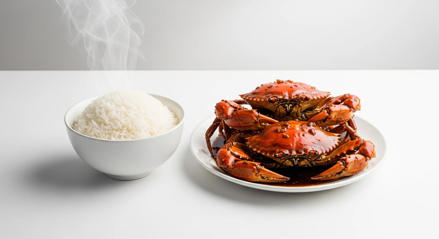 Cơm trắng nóng
