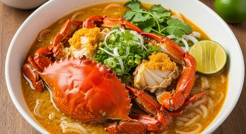 Bánh Canh Ghẹ Vũng Tàu Nguyên Con Nước Dùng Sền Sệt Đậm Đà