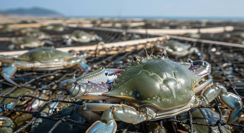 Black Spot Disease Devastates Blue Crab Farms in South Central Vietnam