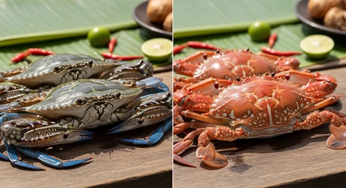 Blue Swimmer Crab vs. Red Cross Crab: Which is Tastier?