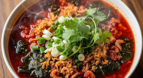 Canh Tôm Khô Nấu Rau Dền Đỏ Giải Nhiệt Mùa Hè Ngọt Nước Đậm Đà