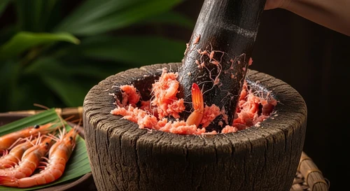 Secret to Chewy Hand-Pounded Shrimp Paste Without Baking Powder