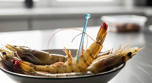 How to Clean the Shrimp Vein with a Plastic Toothpick