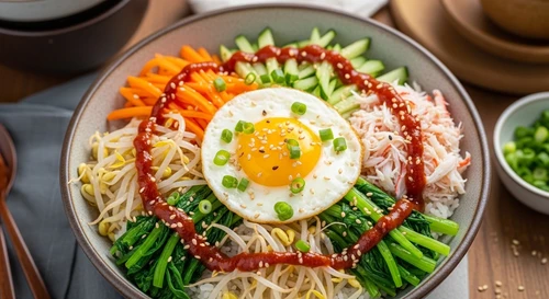 Cơm Trộn Cua (Crab Bibimbap): Bữa Ăn Nhanh Gọn Đủ Chất Chống Ngán