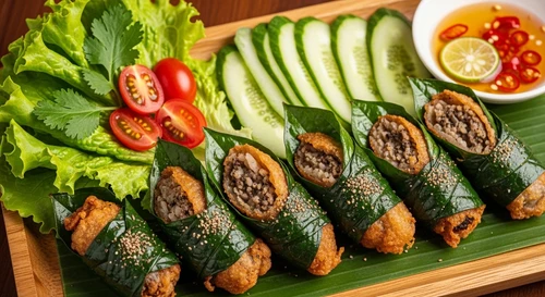 Cua Rang Tiêu Đen Bọc Lá Lốt Chiên Giòn Rộp Rộp Cháy Hàng Quán Nhậu