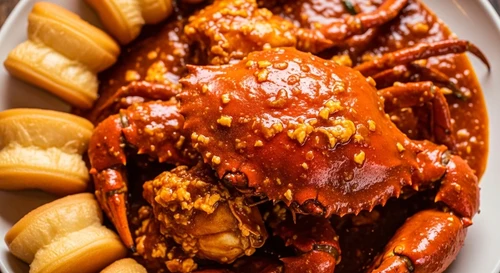 Cua Sốt Ớt Singapore (Chili Crab)