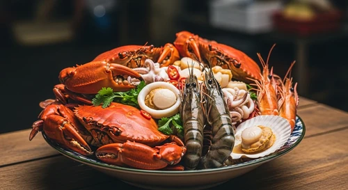 Reviewing the 300K VND Street Seafood Bowl at Ben Thanh Market