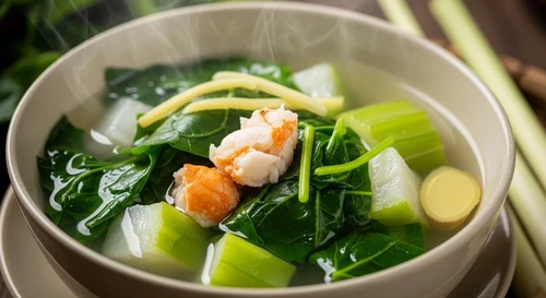 Field Crab, Malabar Spinach, and Luffa Soup: The Ultimate Heat-Relieving Remedy