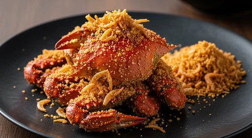 Dry Hong Kong Salt Roasted Blue Crab