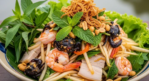 Mangosteen and Salted Crab Salad: A Luxurious Summer Appetizer