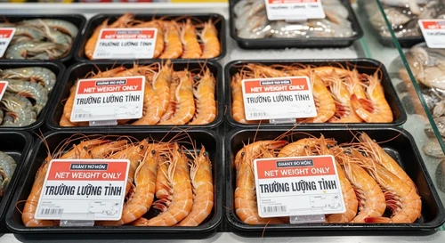 Supermarkets Introduce 'Net Weight Only' Pre-peeled Giant Prawns