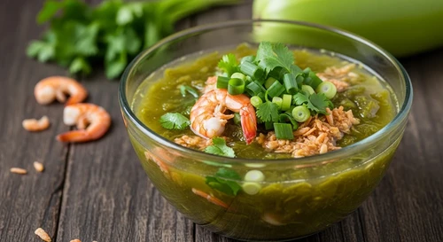 Sponge Gourd Soup with Sweet Dried Shrimp
