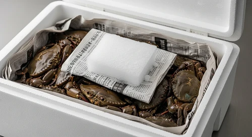 How to Transport Live Crabs Long Distances Using Dry Ice