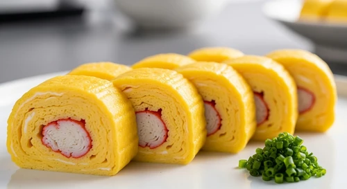 Trứng Cuộn Cua Kiểu Nhật (Tamagoyaki): Mềm Mịn, Xốp Nhẹ Tan Trong Miệng