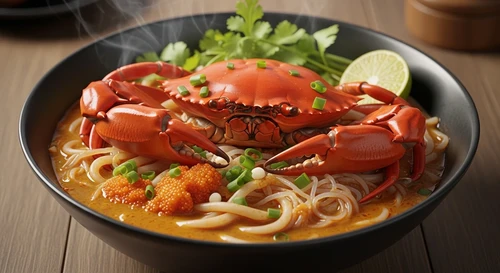 Vung Tau's Famous Whole Crab Tapioca Noodle Soup (Banh Canh Ghe)