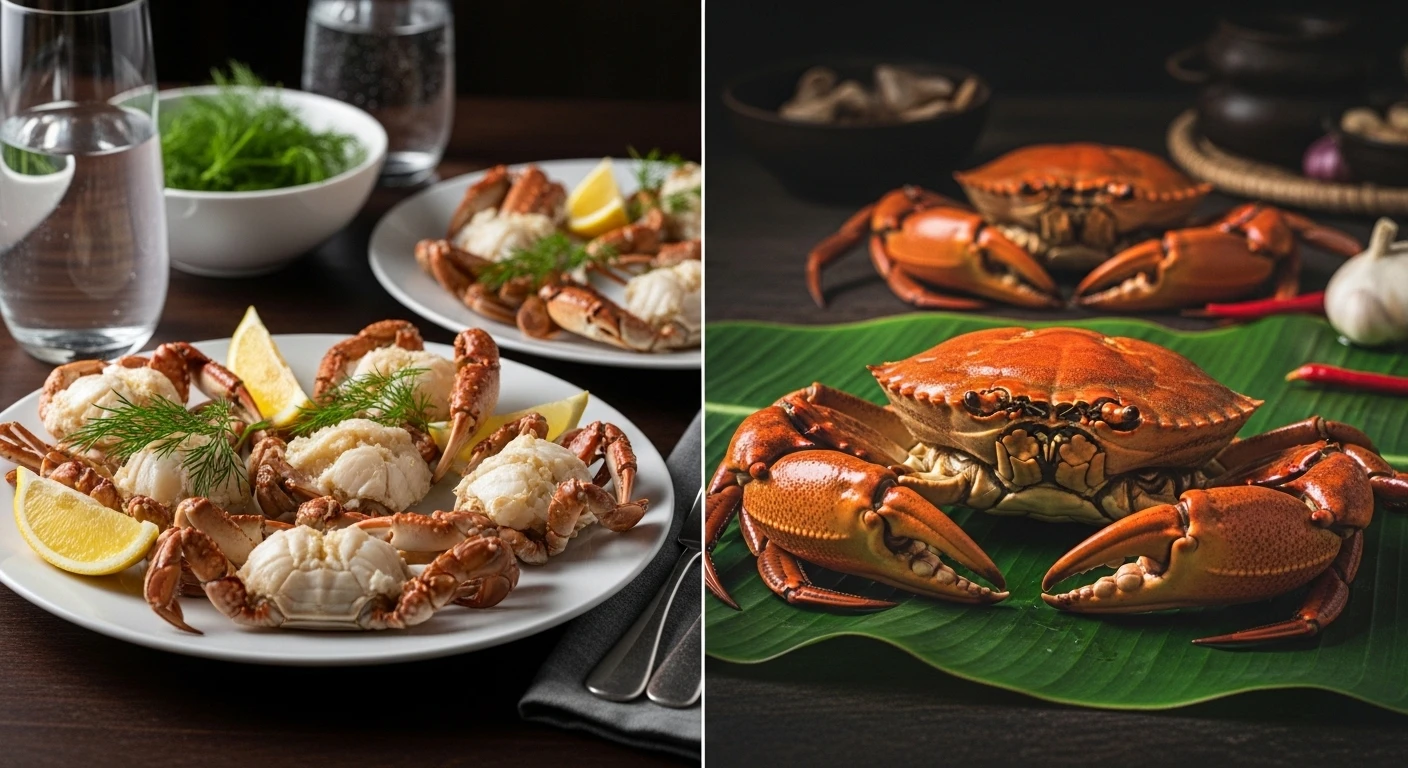 Vietnam Crab vs German Crab: North Sea Precision vs Delta Abundance