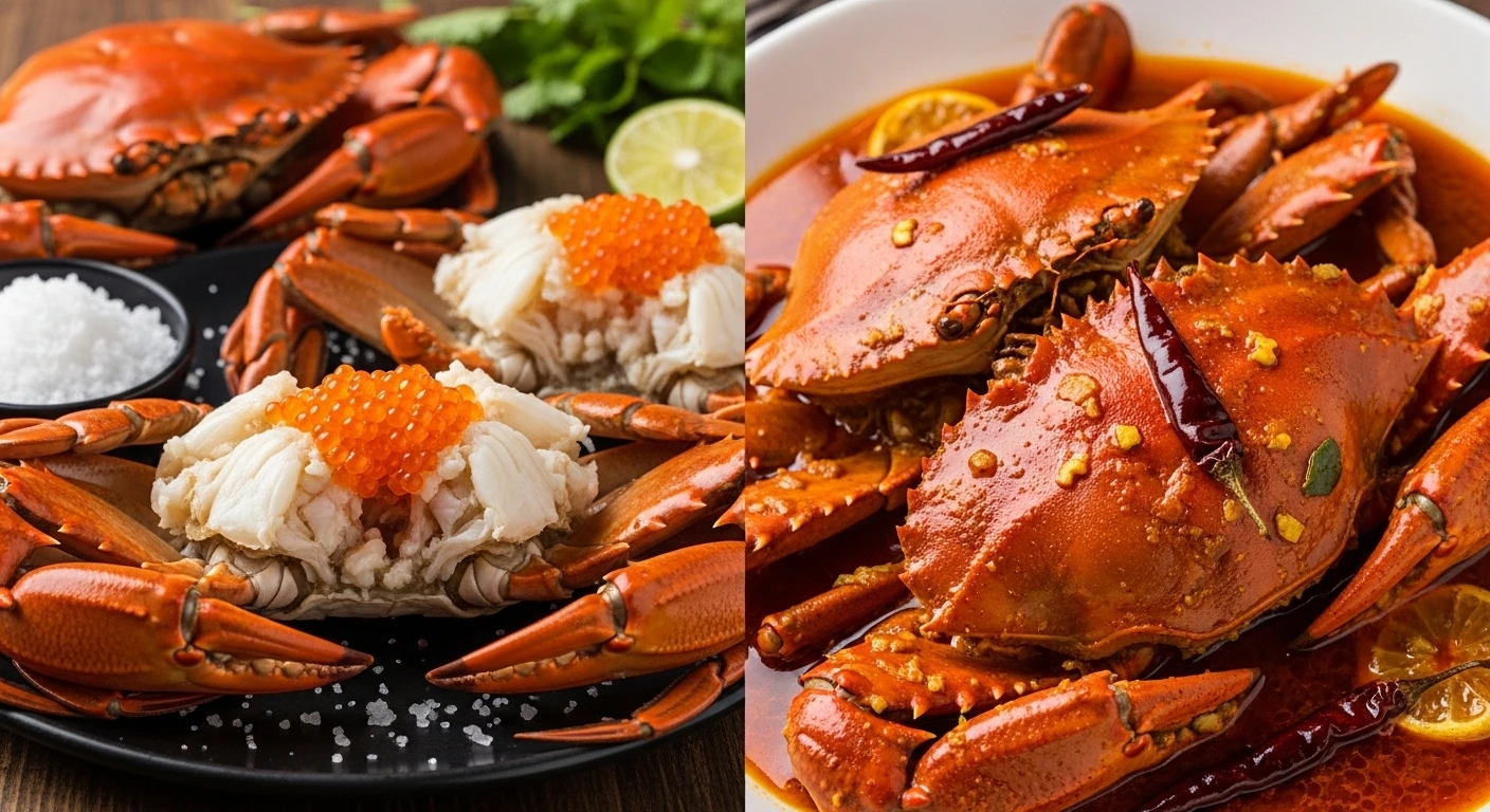 Vietnam Crab vs Indian Crab: Delta Sweetness vs Spice Coast Power